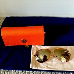 Tory Burch Aviator Sunglasses